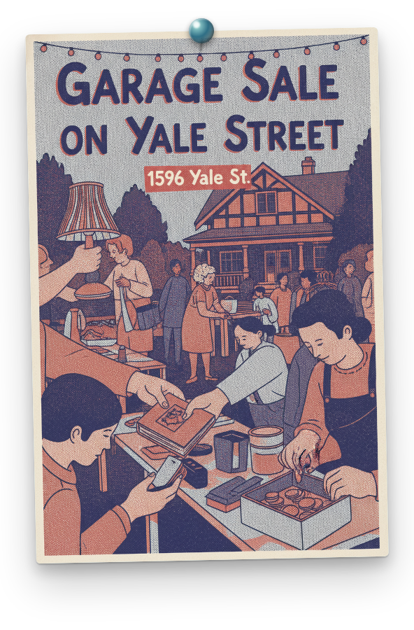Event: Garage Sale on Yale Street
