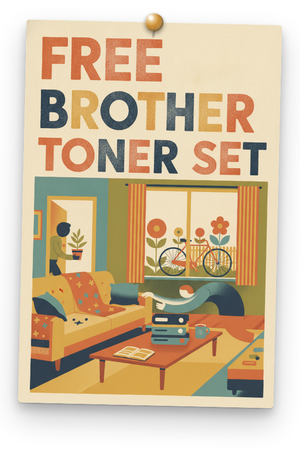 For Sale / Free: Free Brother Toner Set