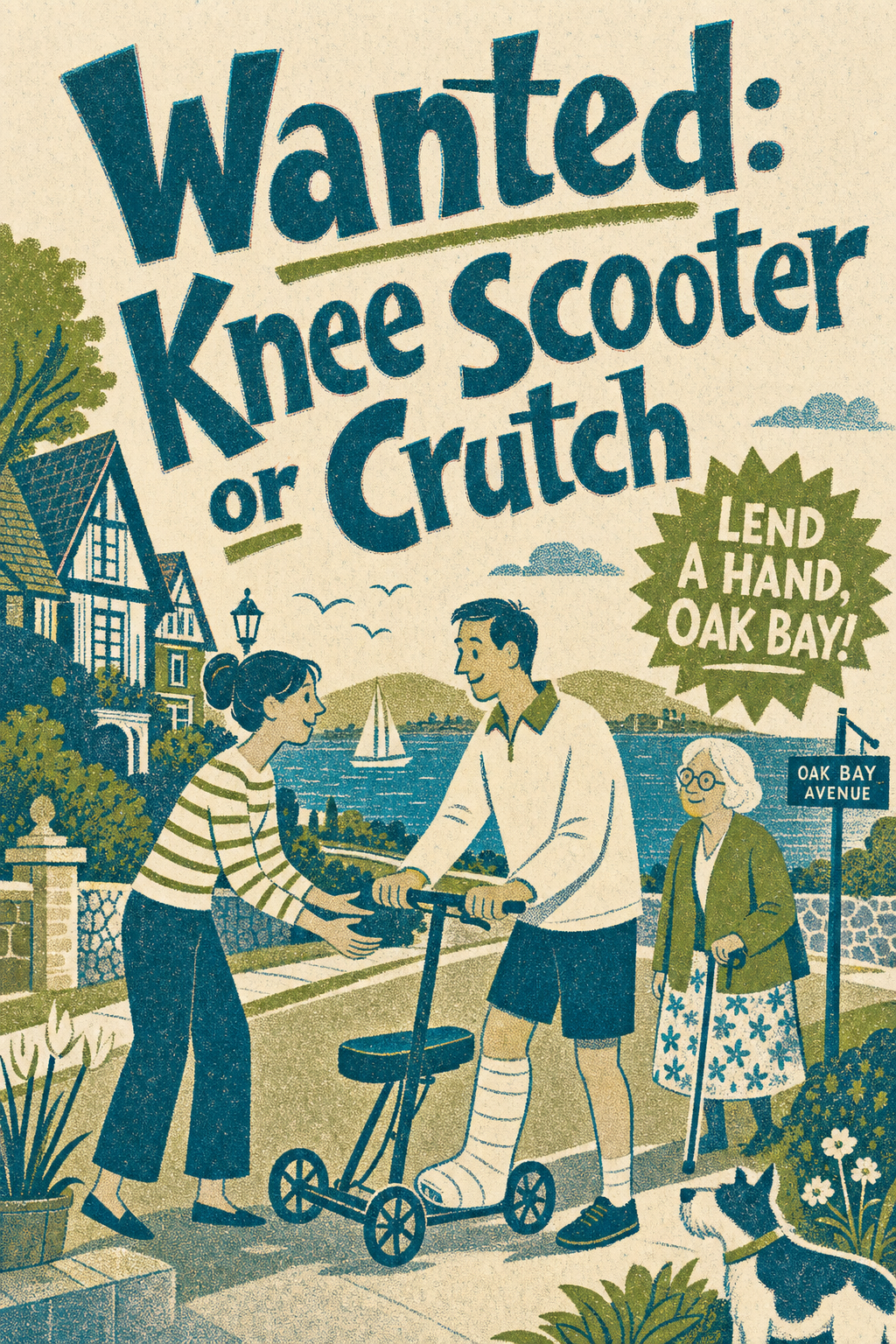 Notice: Wanted: Knee Scooter or Crutch